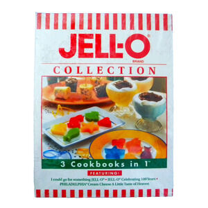 Jell-O Collection 3 Cookbooks in 1 Jell-O & Philadelphia Cream Cheese Cookbook
